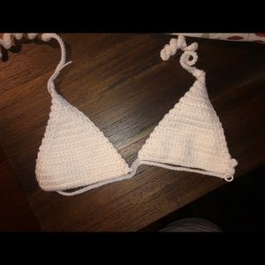 White Undercut Bikini Set